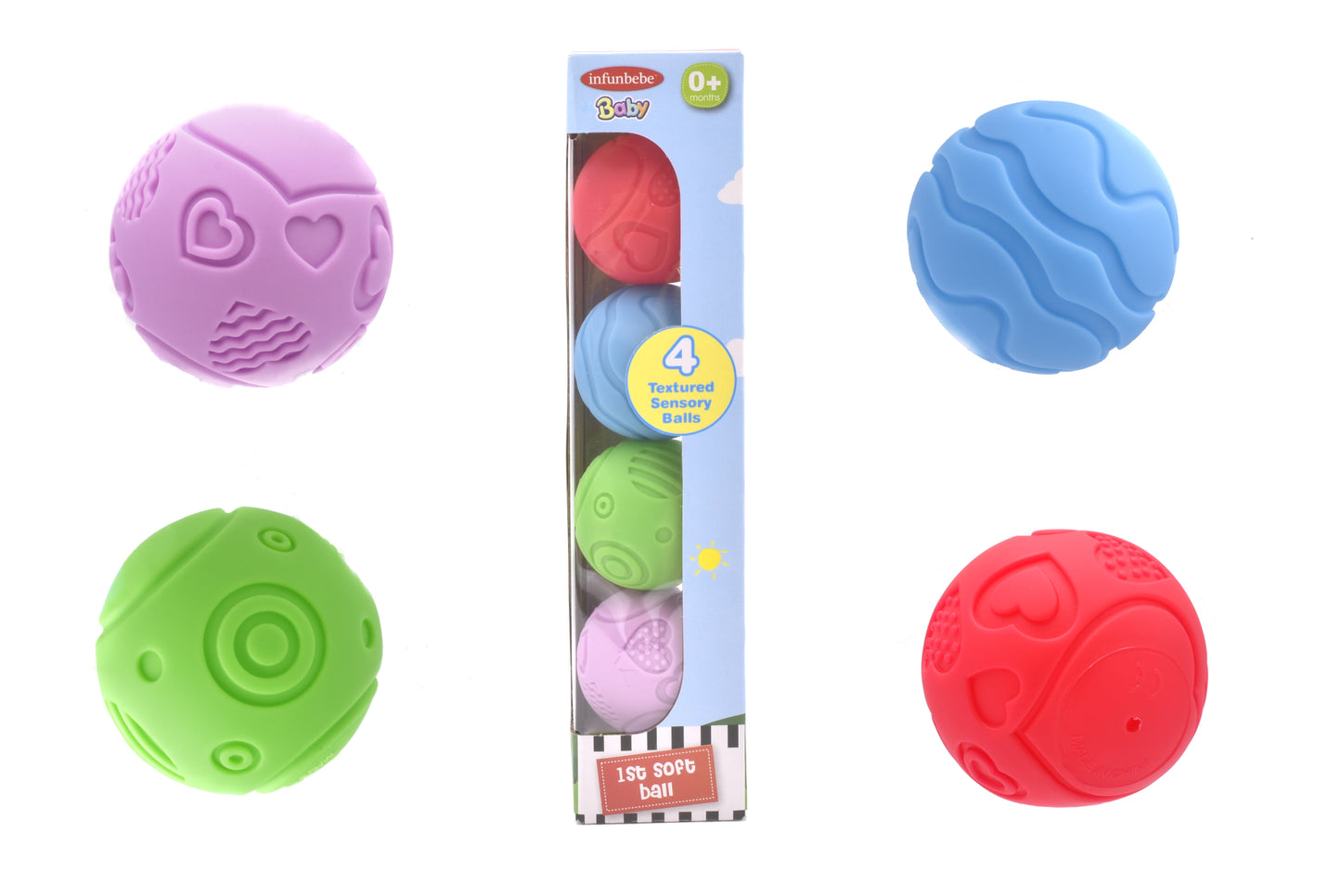 Baby Sensory Balls - 4 Pack image 0