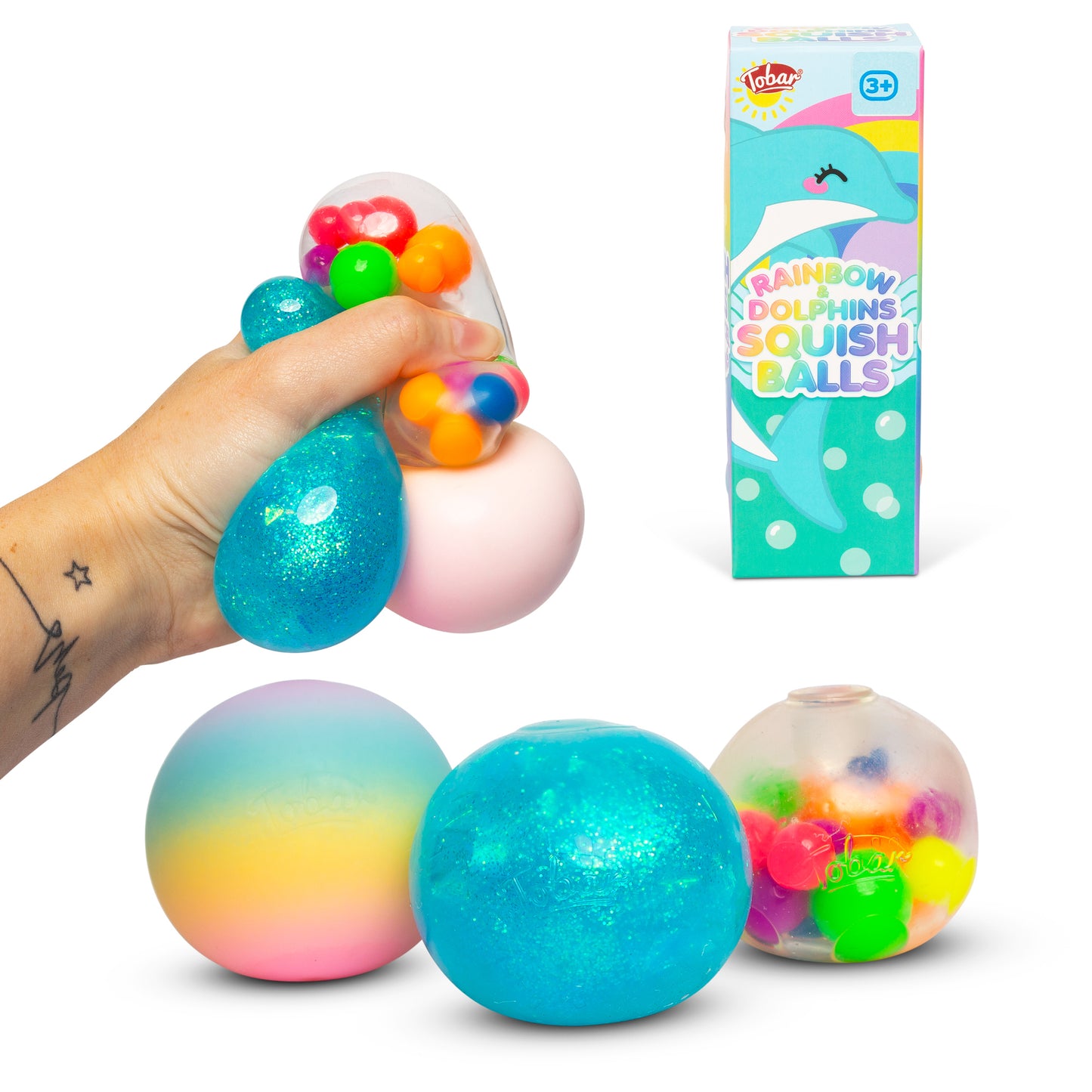 Rainbow Diddy Squish Balls image 0